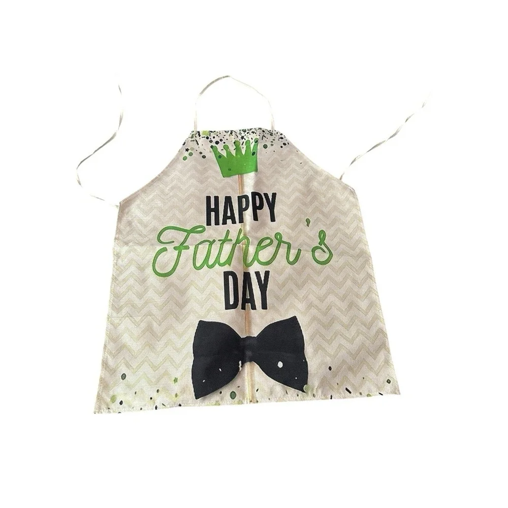 NEW novelty adult ONE SIZE apron full coverage canvas funny FATHERS‎ DAY
